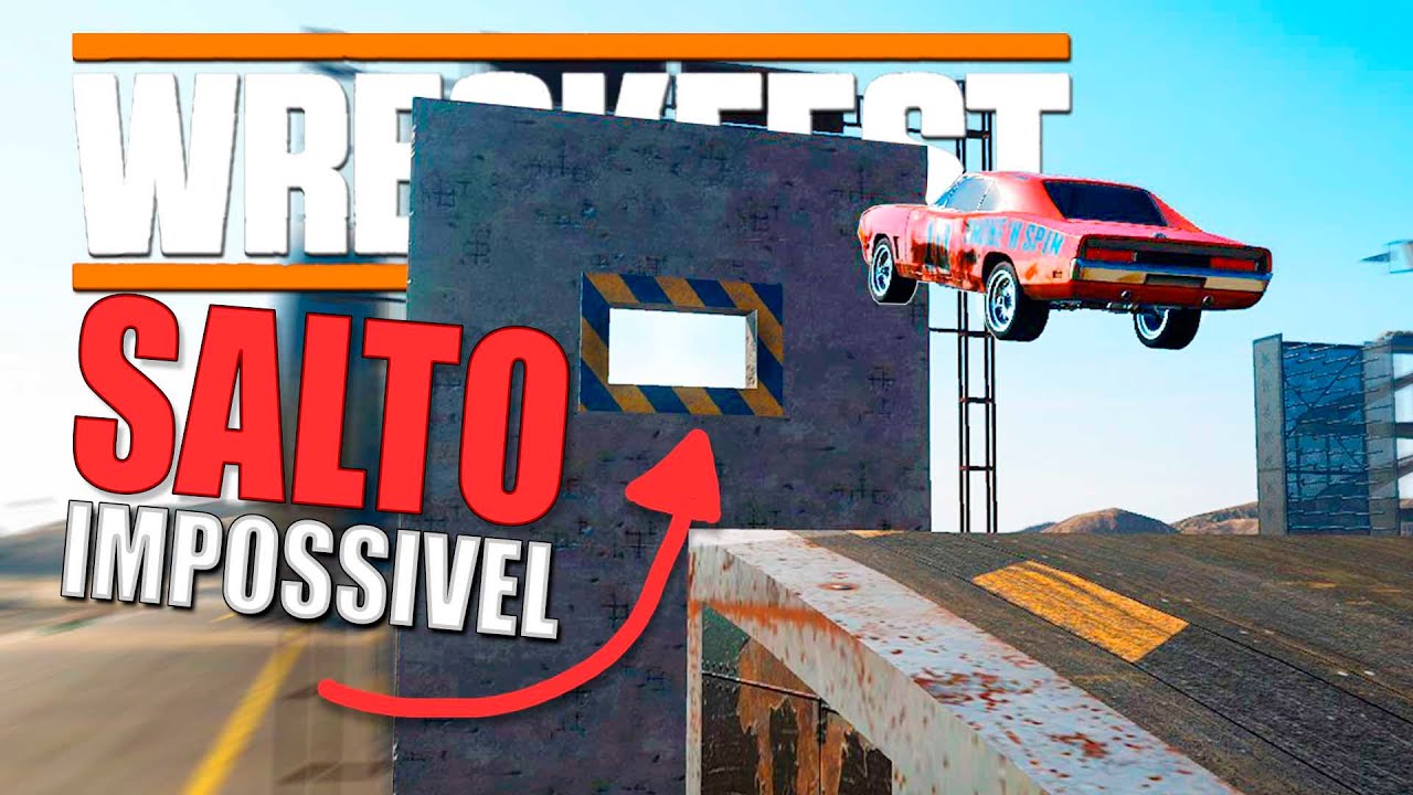 Salto impossível no Wreckfest 