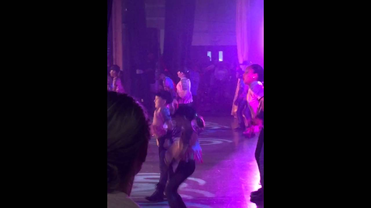Irelynn during her hip hop dance 2016