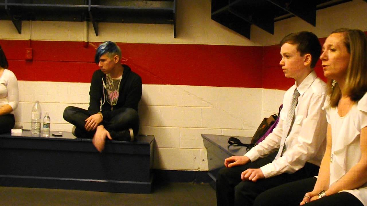 Rehearsing with Josh Ramsay