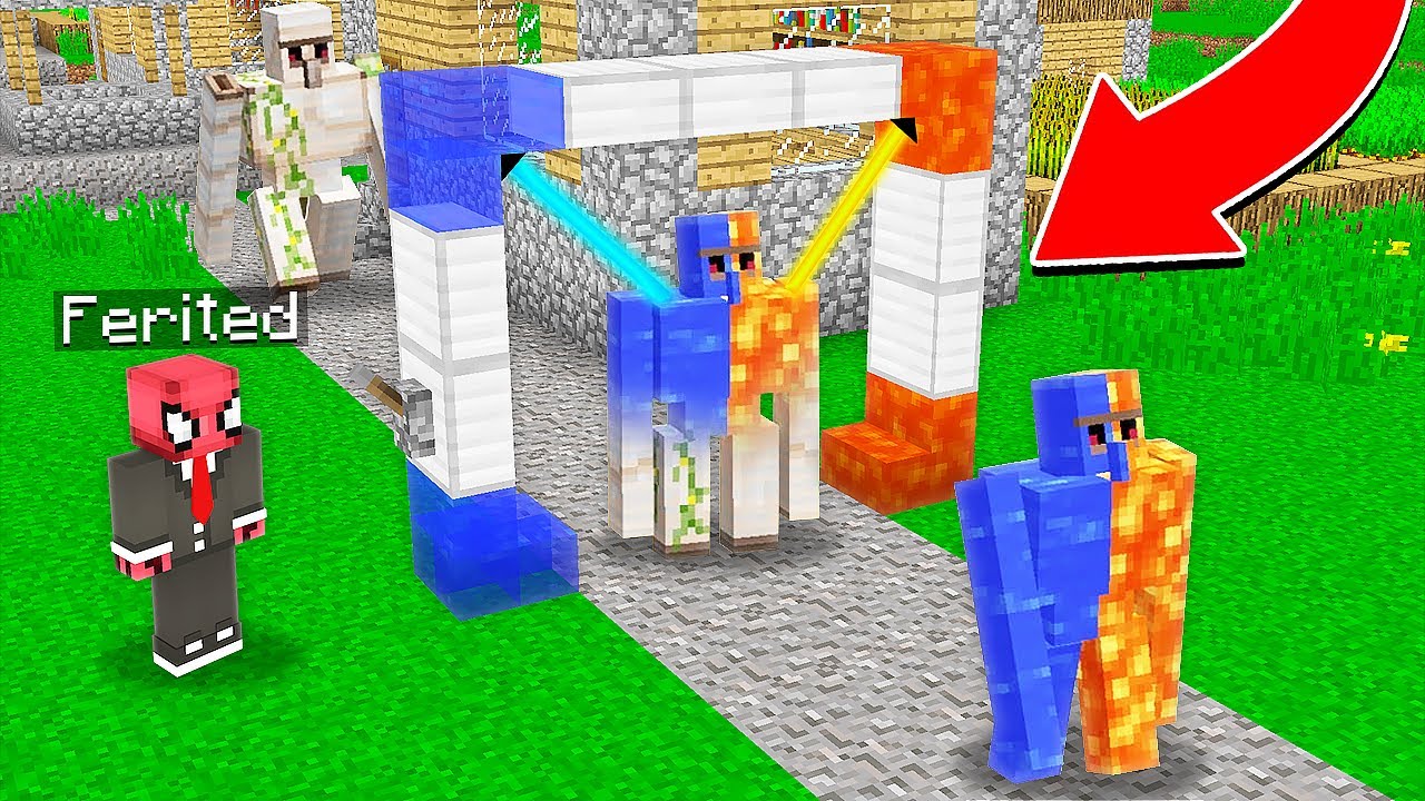 FERİTED VS DEMİR GOLEM MAKİNESİ ⚠️ - Minecraft
