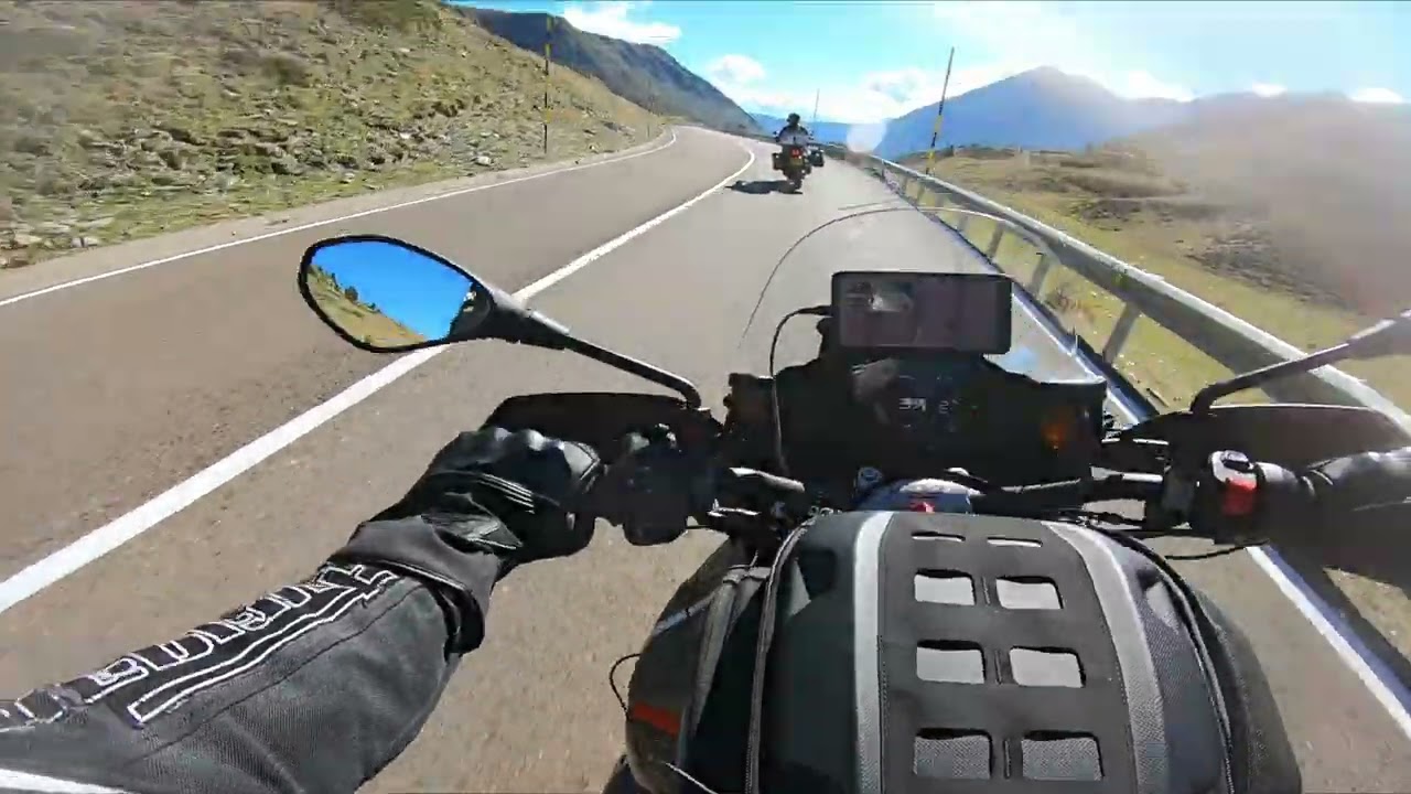 Vielha to La Bonaigua de Baix, Pyrenees Spain, Moto Guzzi V100 Mandello, Motorbike touring