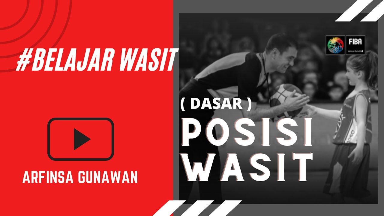 BELAJAR WASIT : Posisi Dasar Wasit Bolabasket // 3 Person Officiating