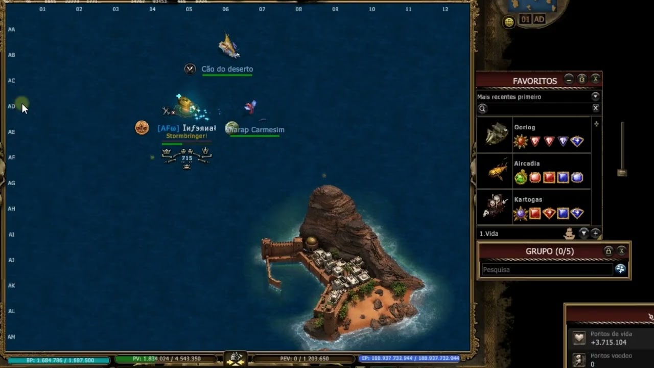 Seafight Infernal vs el peor jugador de todo sea starly el HASDADOPENA XD