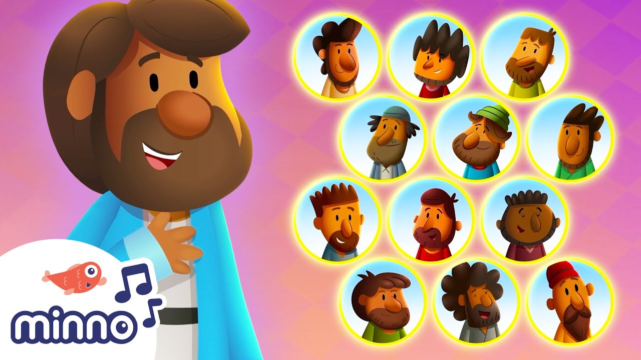Learn Every Disciple with This Song! 🎵 The Disciple Song | Bible Songs for Kids