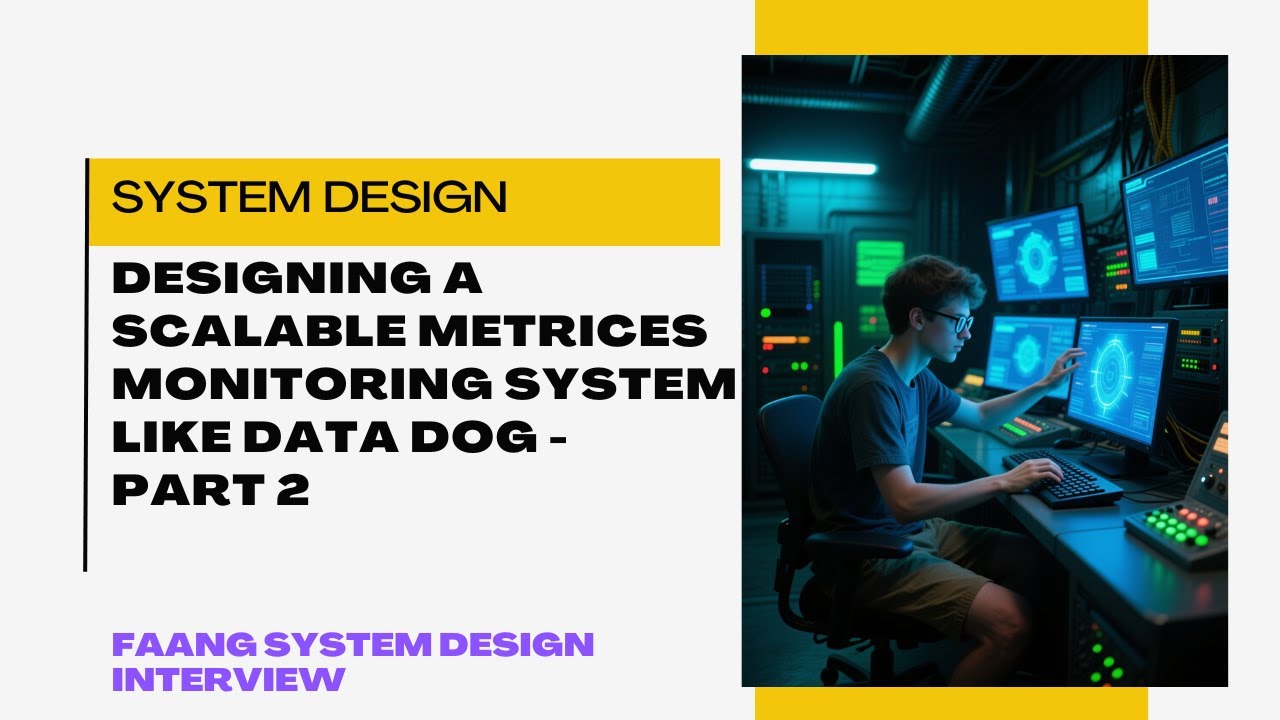 Designing a Scalable Metrices Monitoring and Alerting System - Part 2| Real World Example Deep Dive