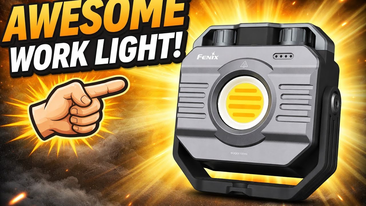 FENIX CL28R LED Light. Great Light for Shop, camp or home.