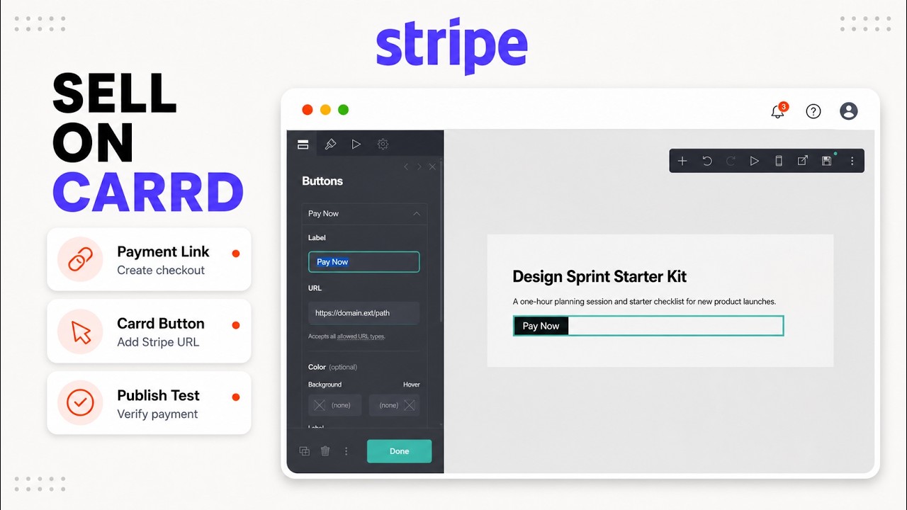 How to Add Stripe Payments to Carrd (2026 Carrd Sales)