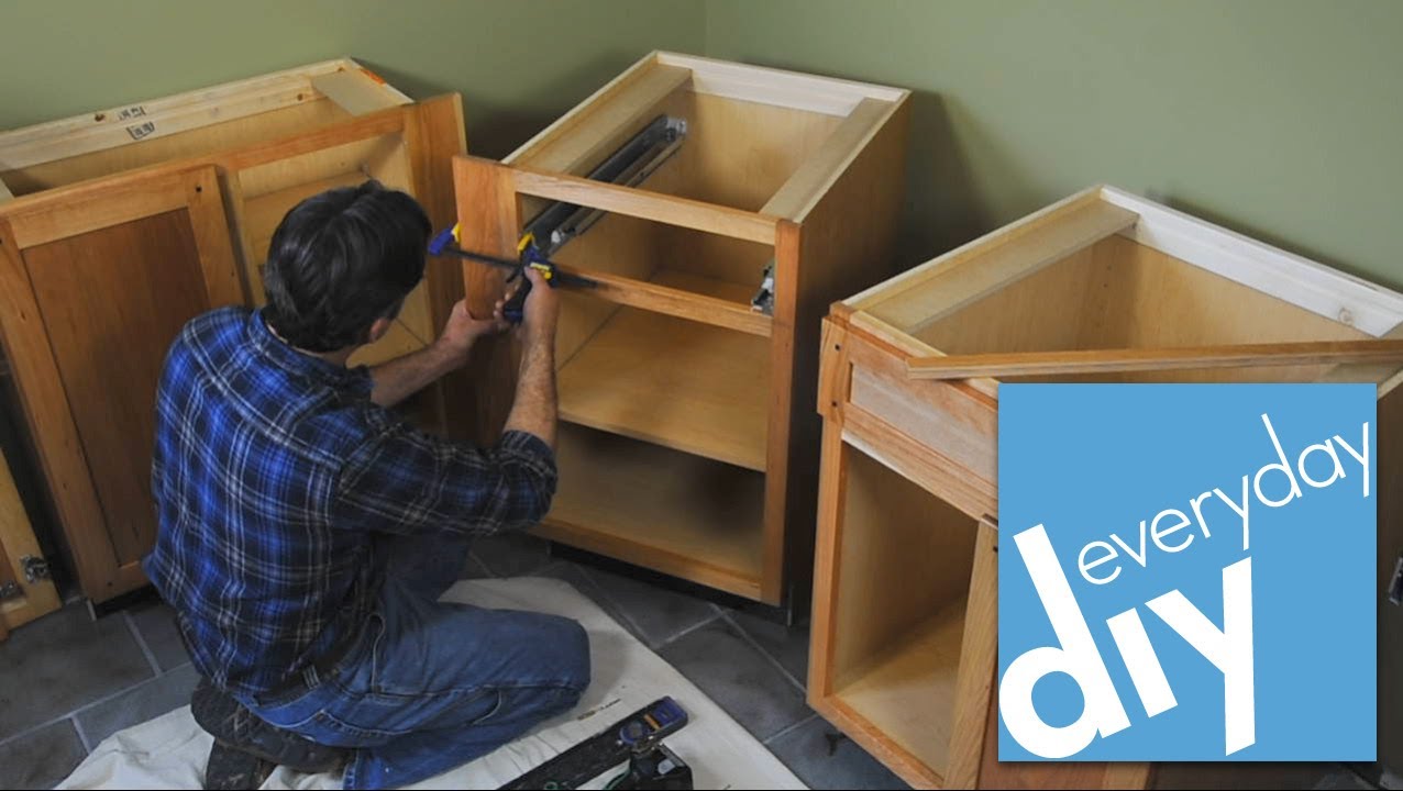 How to Install Kitchen Cabinets -- Buildipedia DIY