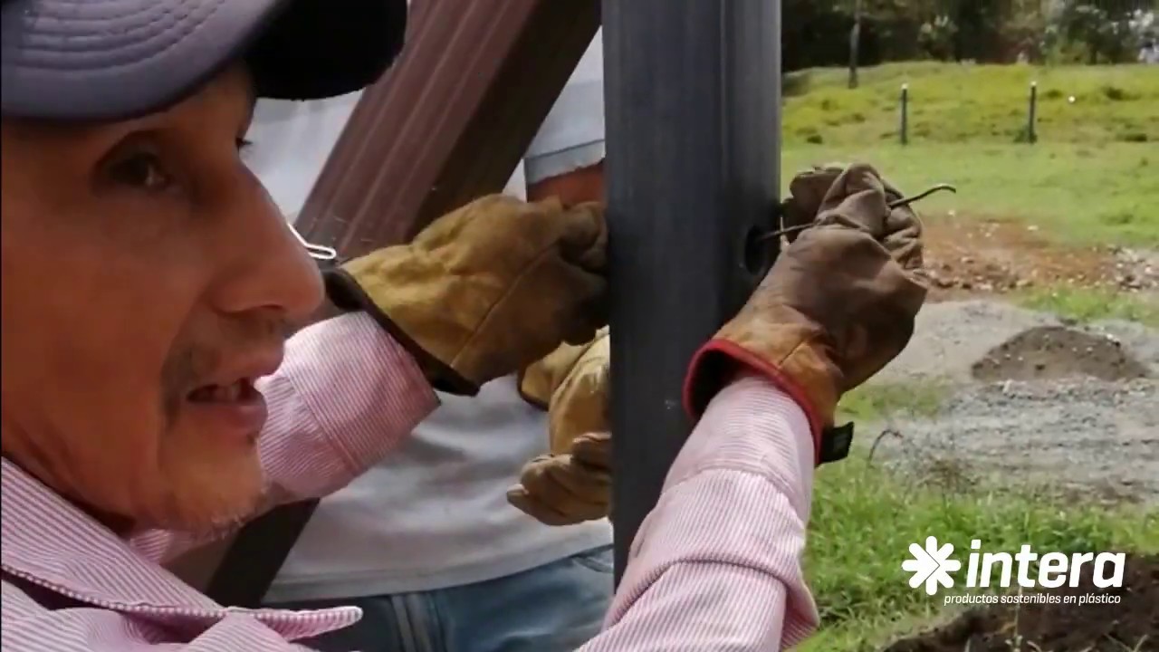 Instructivo de instalación de postes plásticos