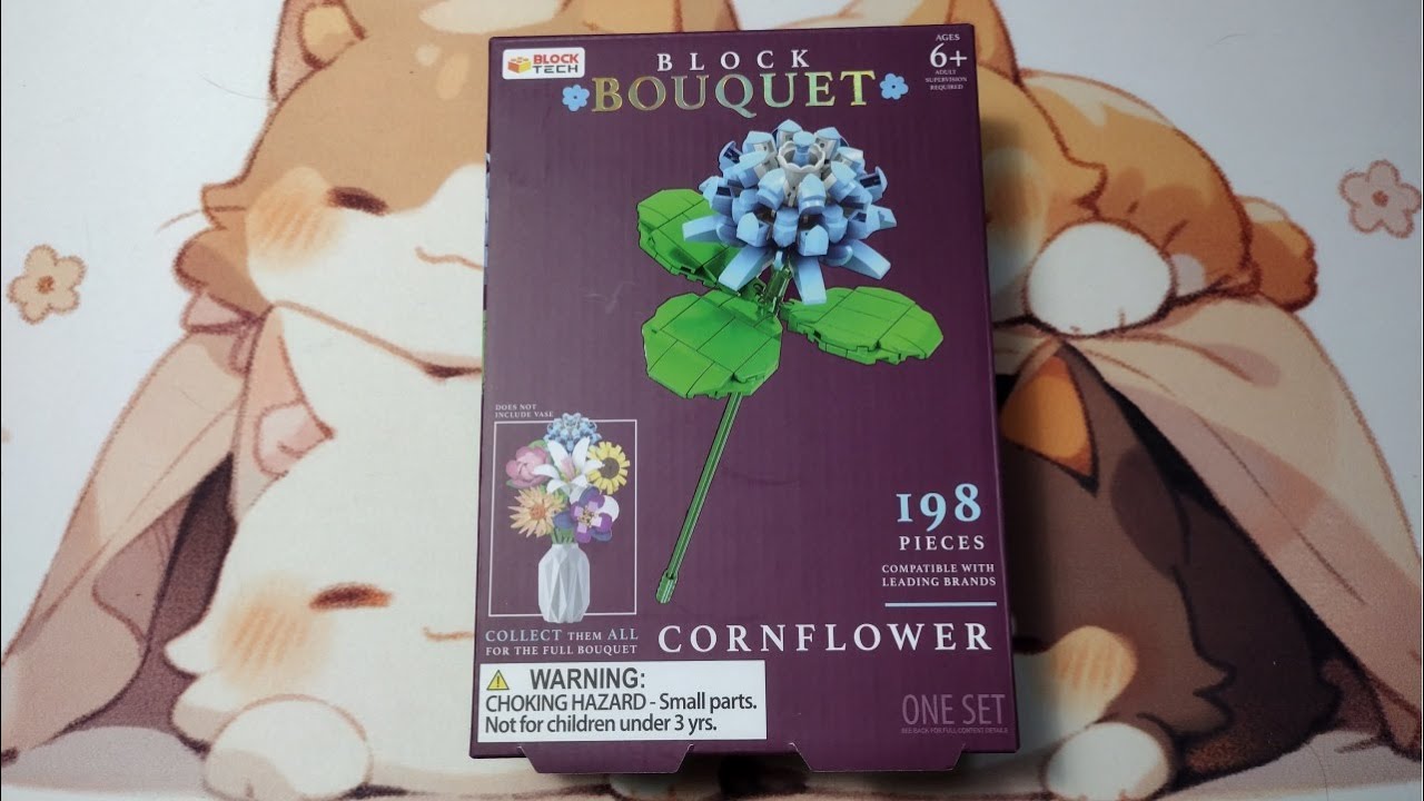 Block Bouquet Cornflower - Block Tech - Sped Up with Music