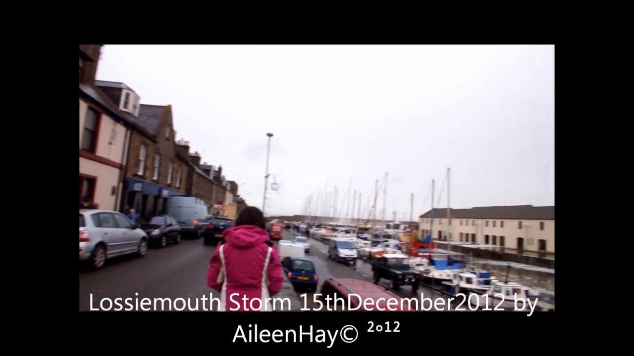 (Edited Version) Lossiemouth Storm & Flood Damage - December 2012