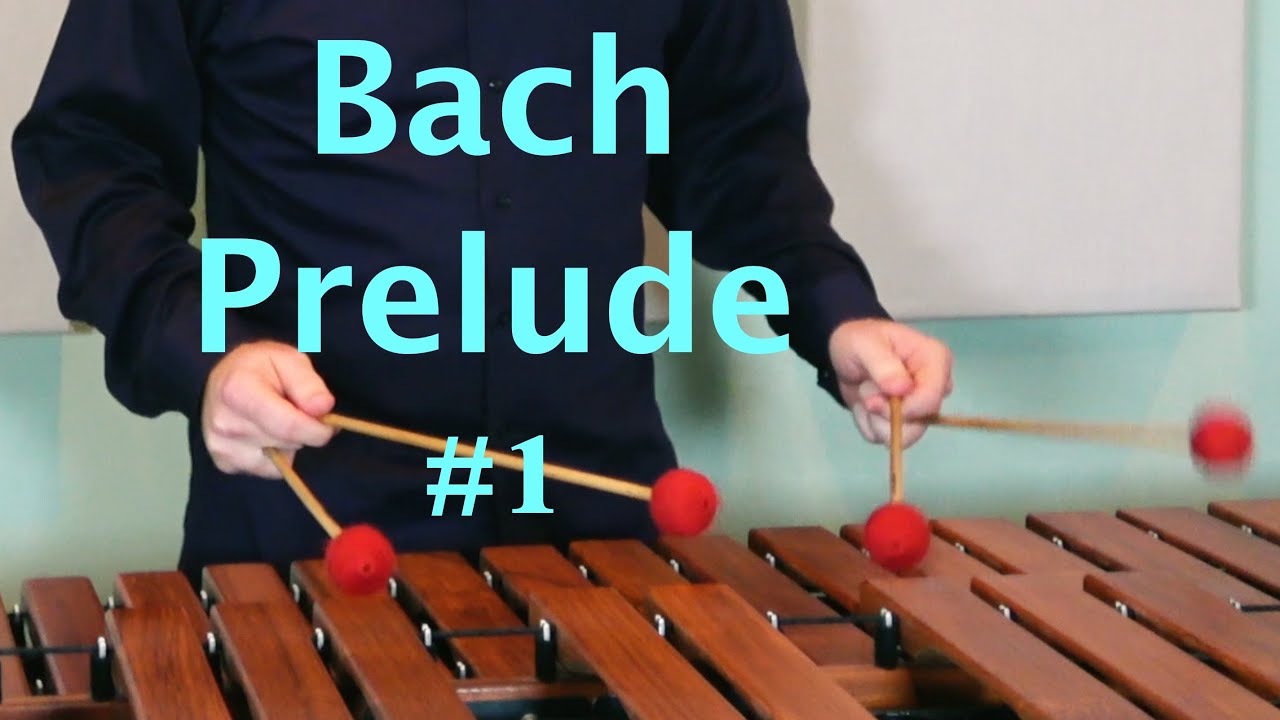 Prelude #1 in C Major J.S. Bach on Marimba