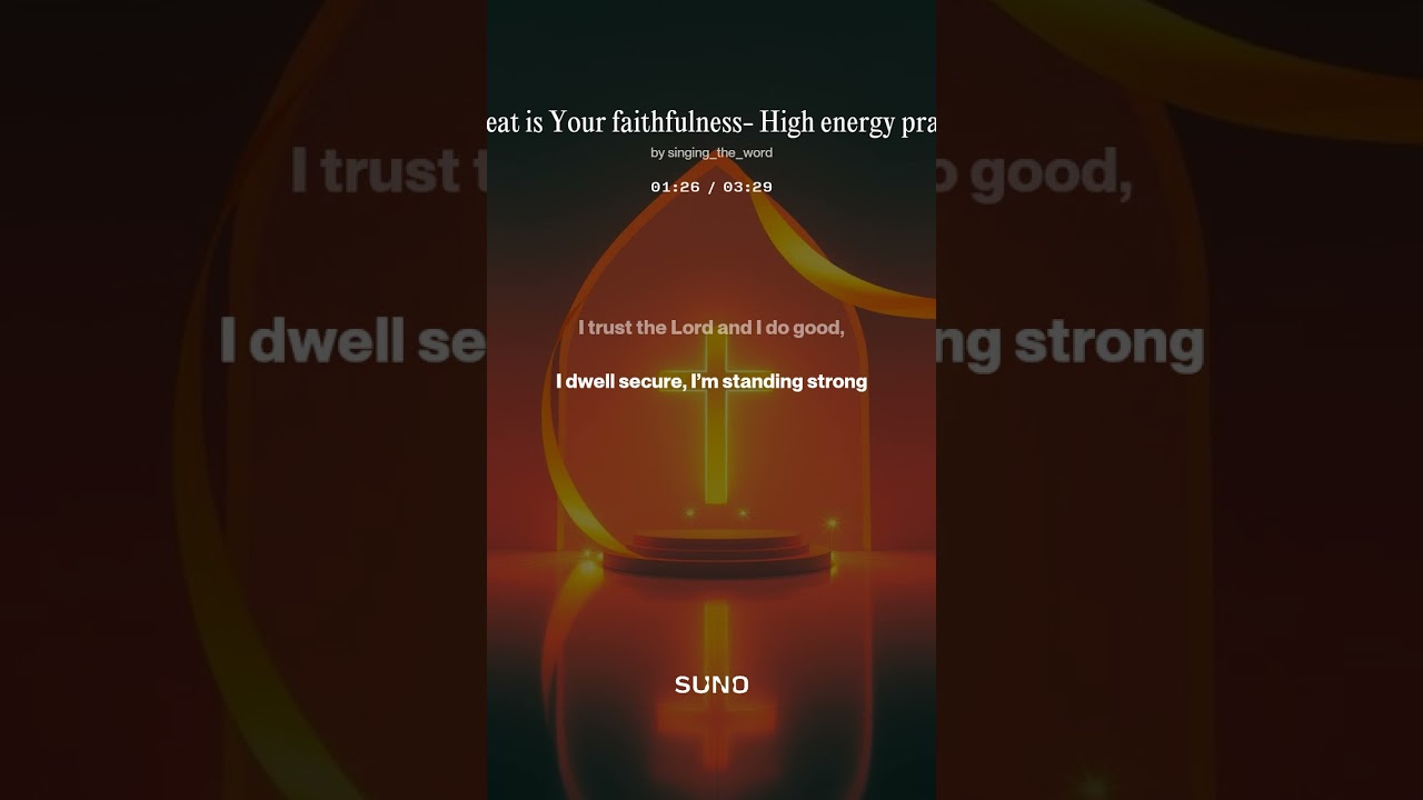 Great is Your faithfulness  High energy praise