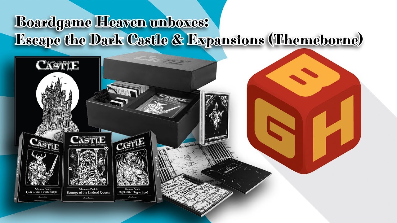 Настольная игра Heaven Unboxing 61: Escape the Dark Castle + Дополнения (Themeborne)