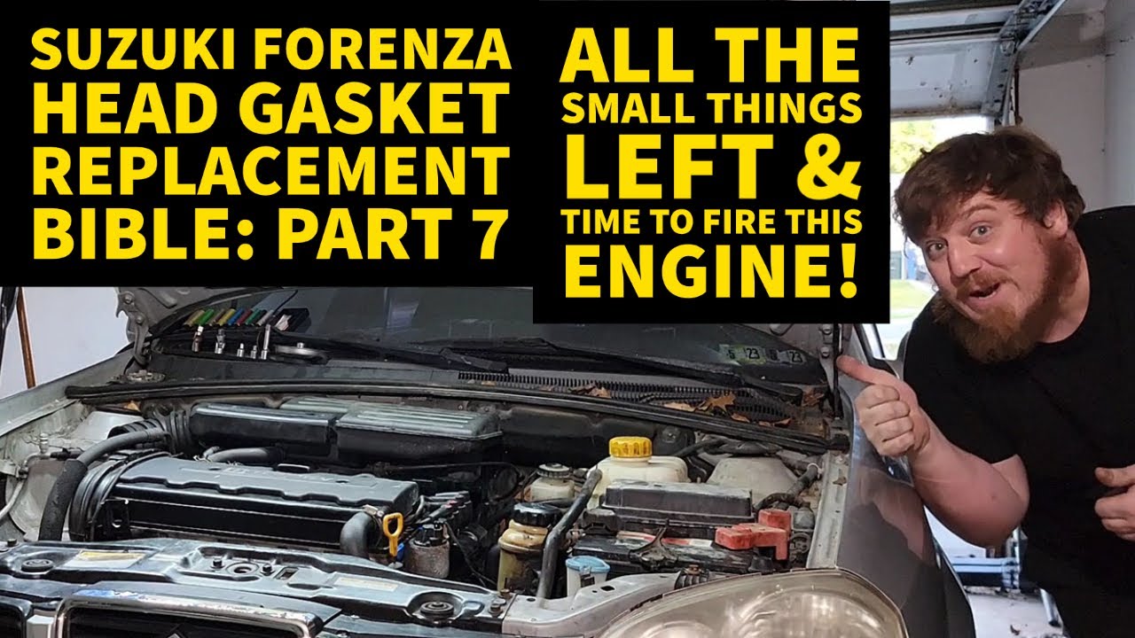 IT'S ALIVEEEE! SUZUKI FORENZA HEAD GASKET REPAIR PART 7, THE END!