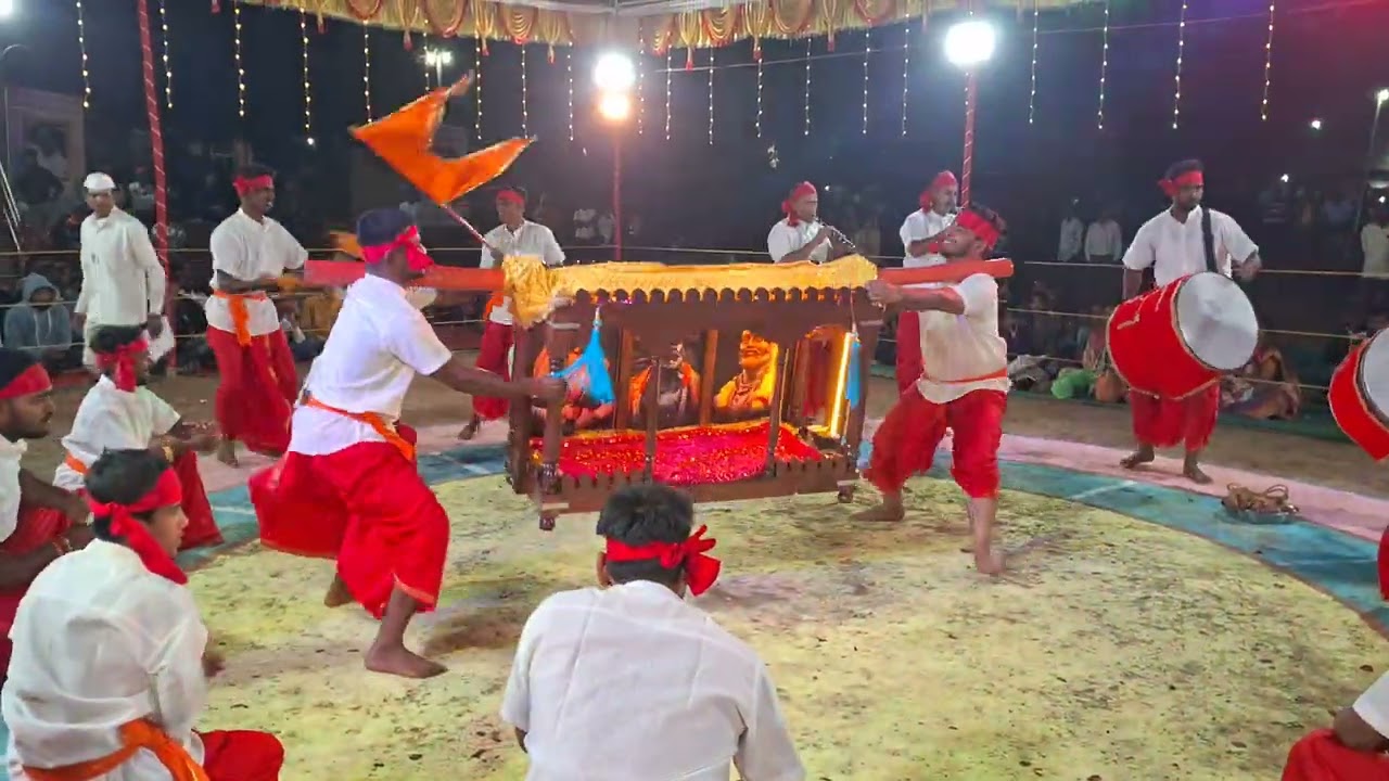 छत्रपती शिवाजी महाराज जयंती विशेष 🏆 झोलादेवी पालखी नृत्य पथक – गुहागर पालखी स्पर्धा#kokan#rohitbare 