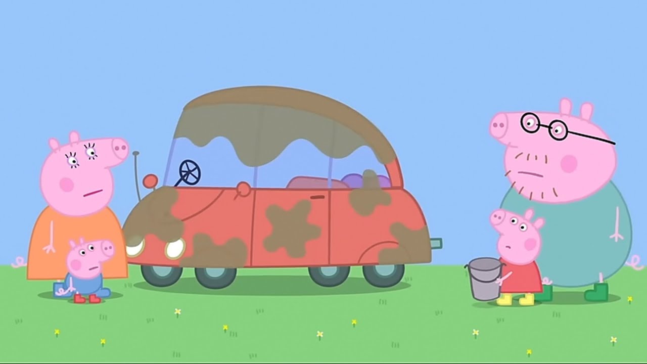 Prasátko Peppa | Špinavé auto | Karikatury Pro Děti