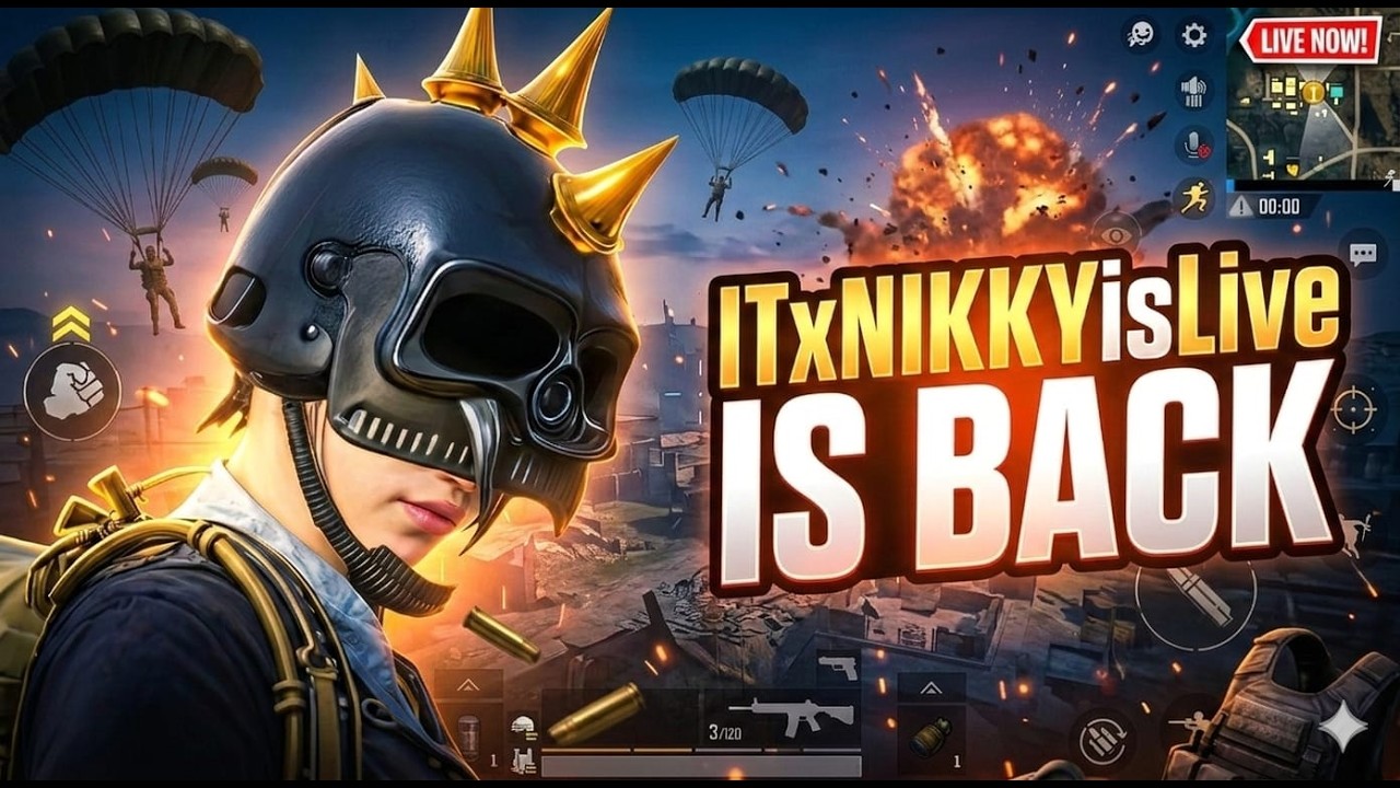 BGMI CONQUEROR LOBBY GAMEPLAY | BGMI LIVE | ITxNIKKYisLive | #bgmi #iqoo15bgmi #bgmilive