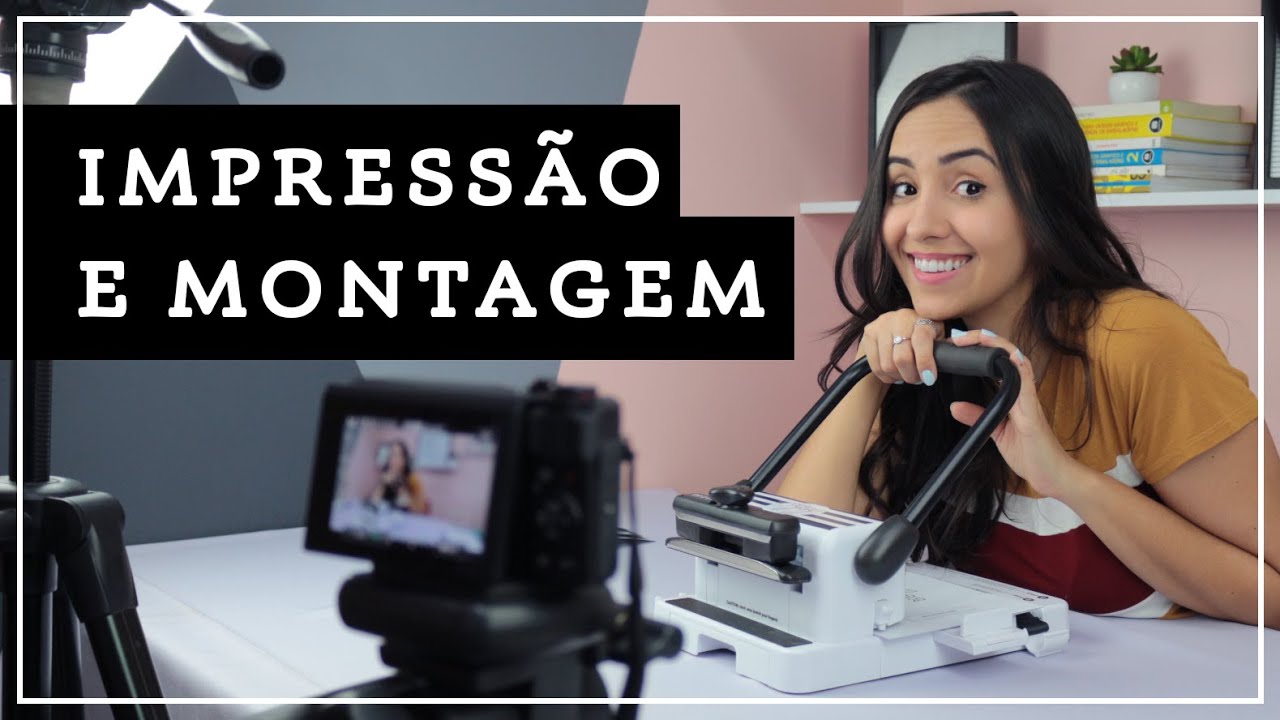 Processo de impressão e montagem dos meus planners