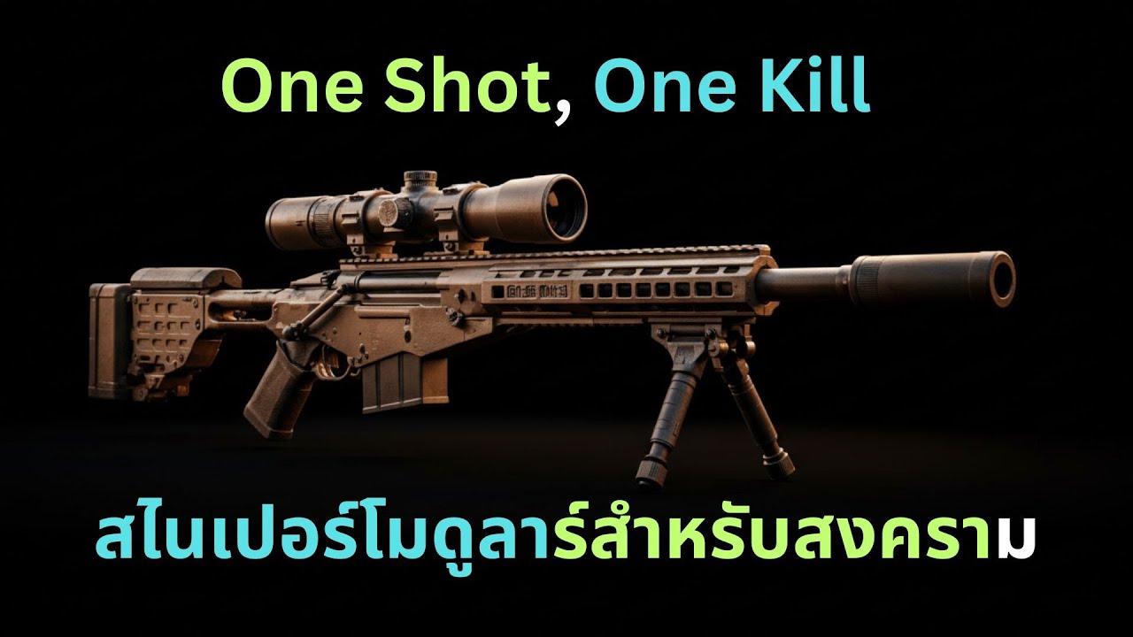 Why Elite Snipers Choose the AXMC โคตรแรง โคตรแพง/AXMC Sniper Rifle ยิงไกล โหด แม่น ระดับกองทัพพิเศษ