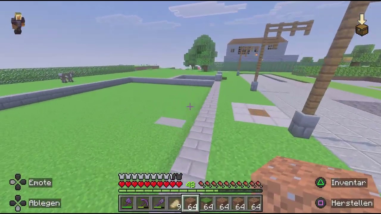 Die Fläche weiter bauen   Minecraft Projekt #1801 Minecraft Deutsch