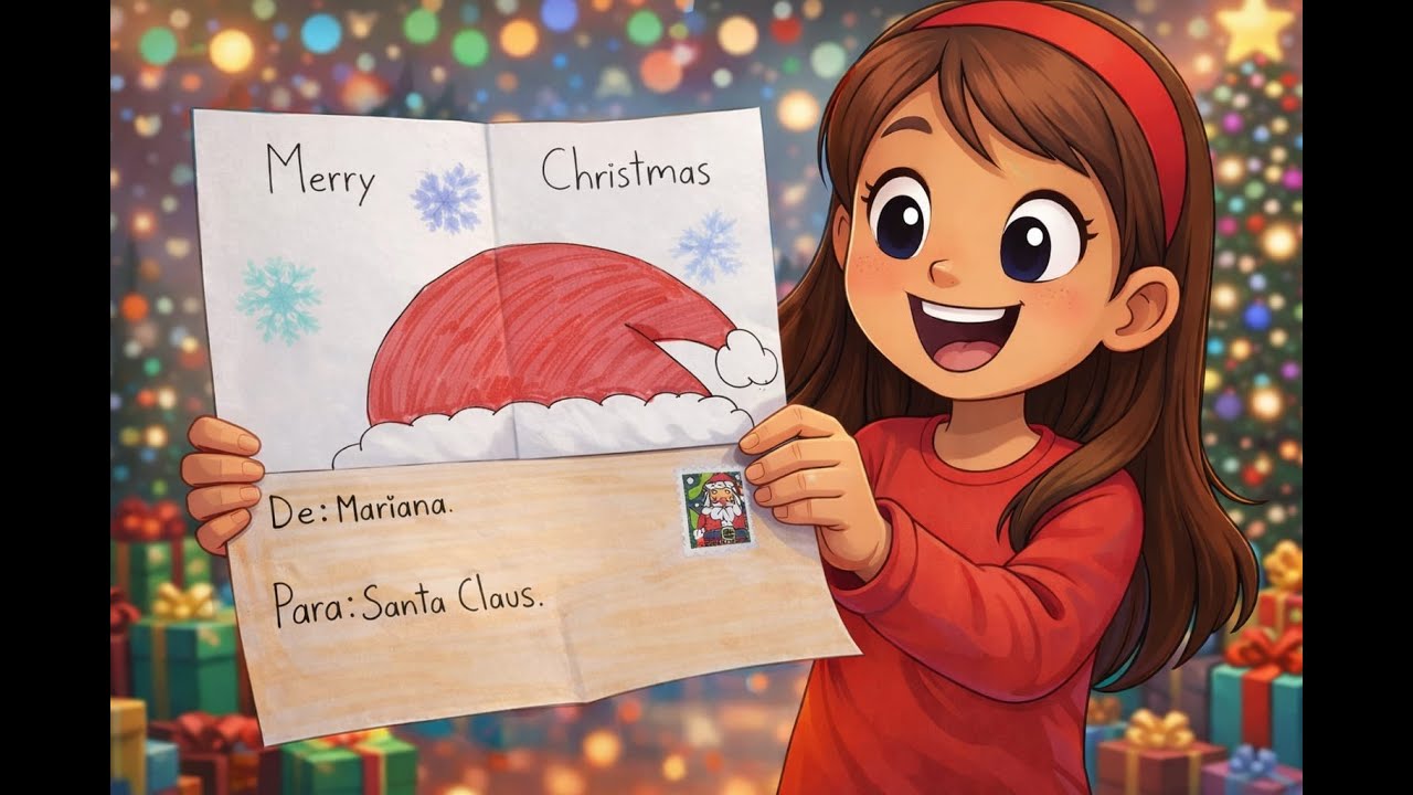 🎅🎁Así hice mi cartita para Santa Claus 🎄✨