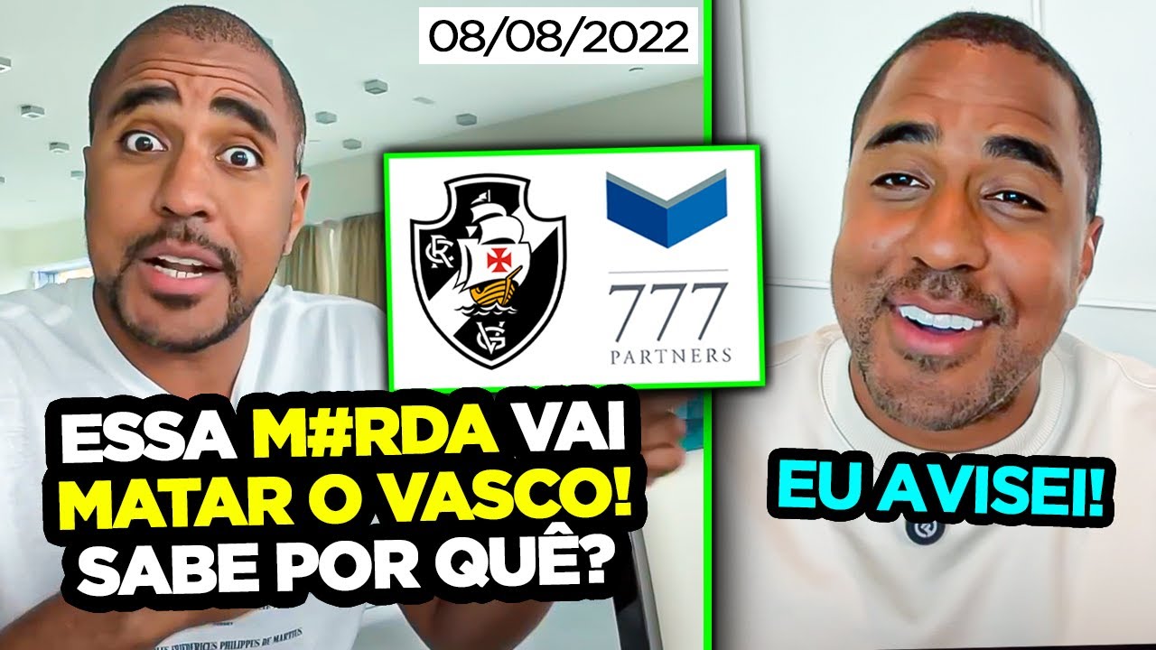 QUANDO o RAIAM PREVIU que a 777 PARTNERS ia DAR GOLPE no VASCO e FOI DETONADO!