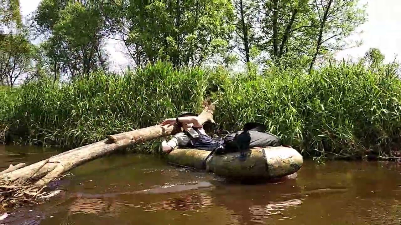 ŁĘG  Bojanów - Przyszów spływ packraftami .