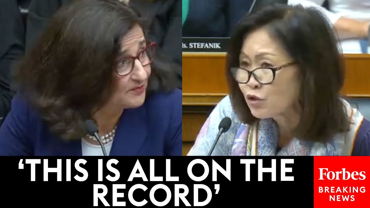 Michelle Steel Grills Columbia's President About Multiple Professors Accused Of Antisemitic Remarks