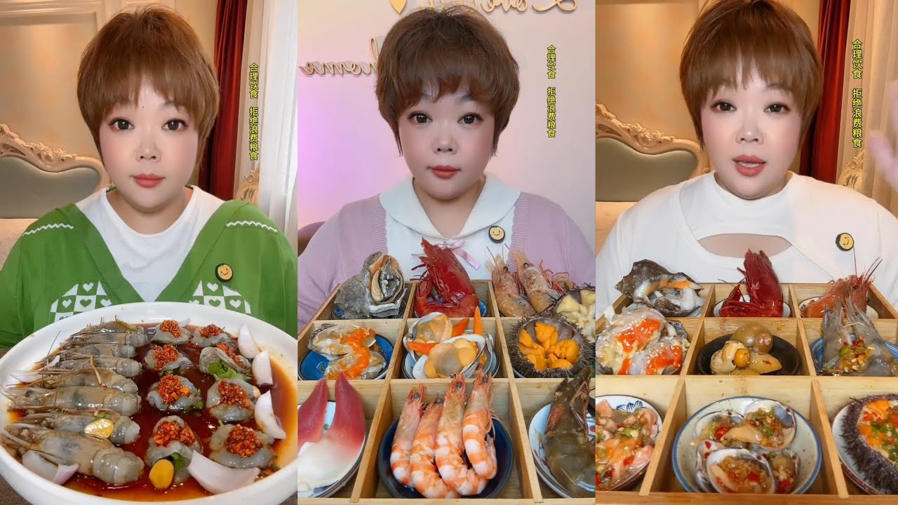Asmrfood : Eating big Shrimp 🦐🍤🦐 { seafood 🦞🦞🦞🍢} #mukbang #eatingshow #seafood #cooking