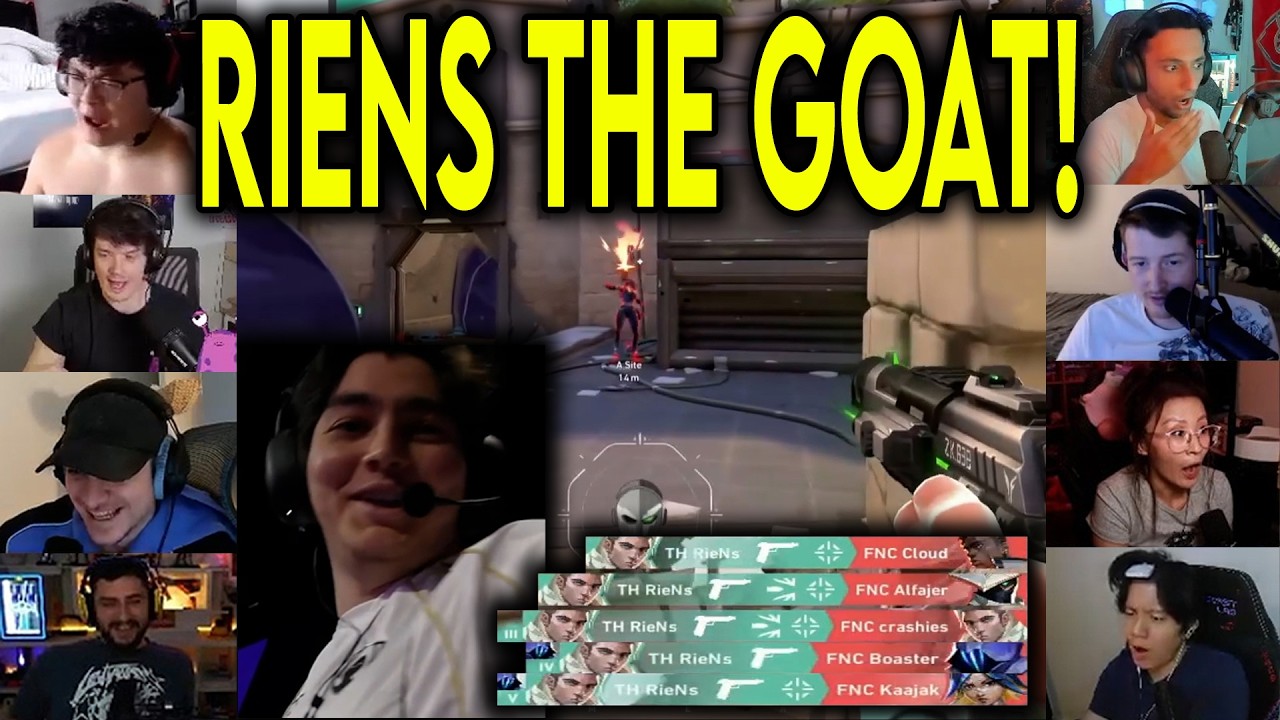 Valorant Streamers React To TH RieNs UNREAL ACE Against Fnatic In VCT