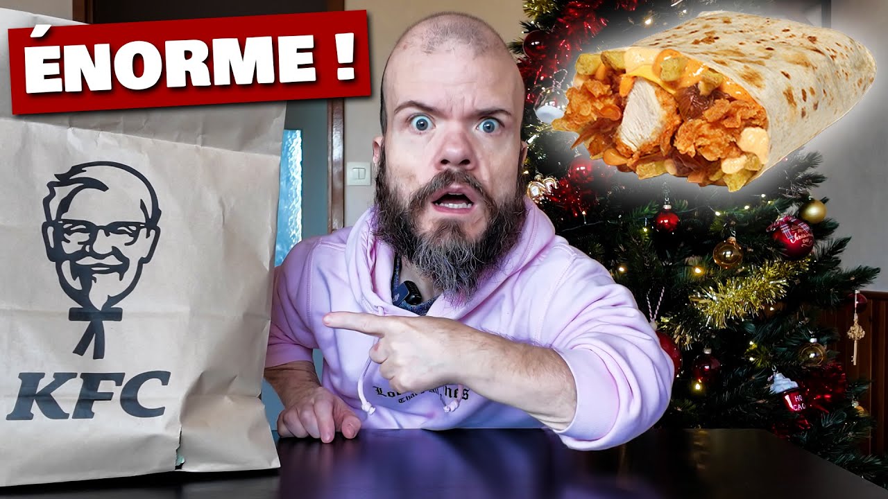 Ce tacos est ÉNORME chez KFC 🎅 | VLOGMAS