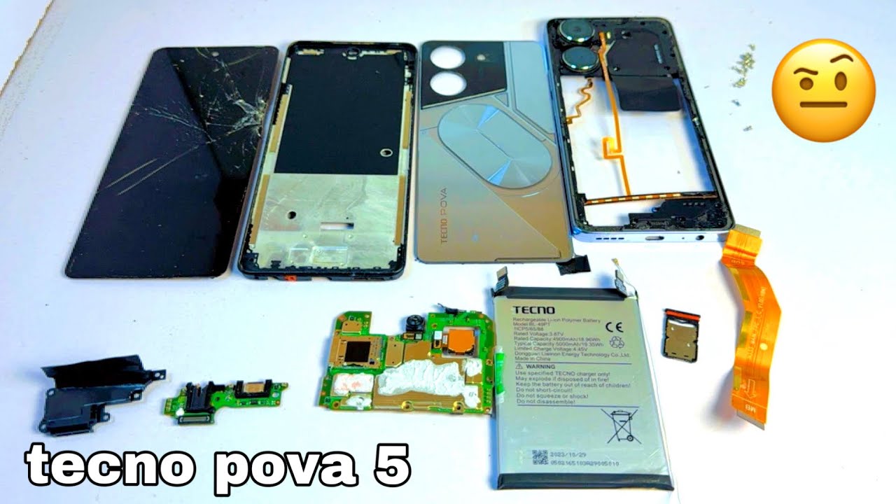 Tecno POVA 5 Pro 5G Full Disassembly | Tecno pova 5 Teardown Disassembly