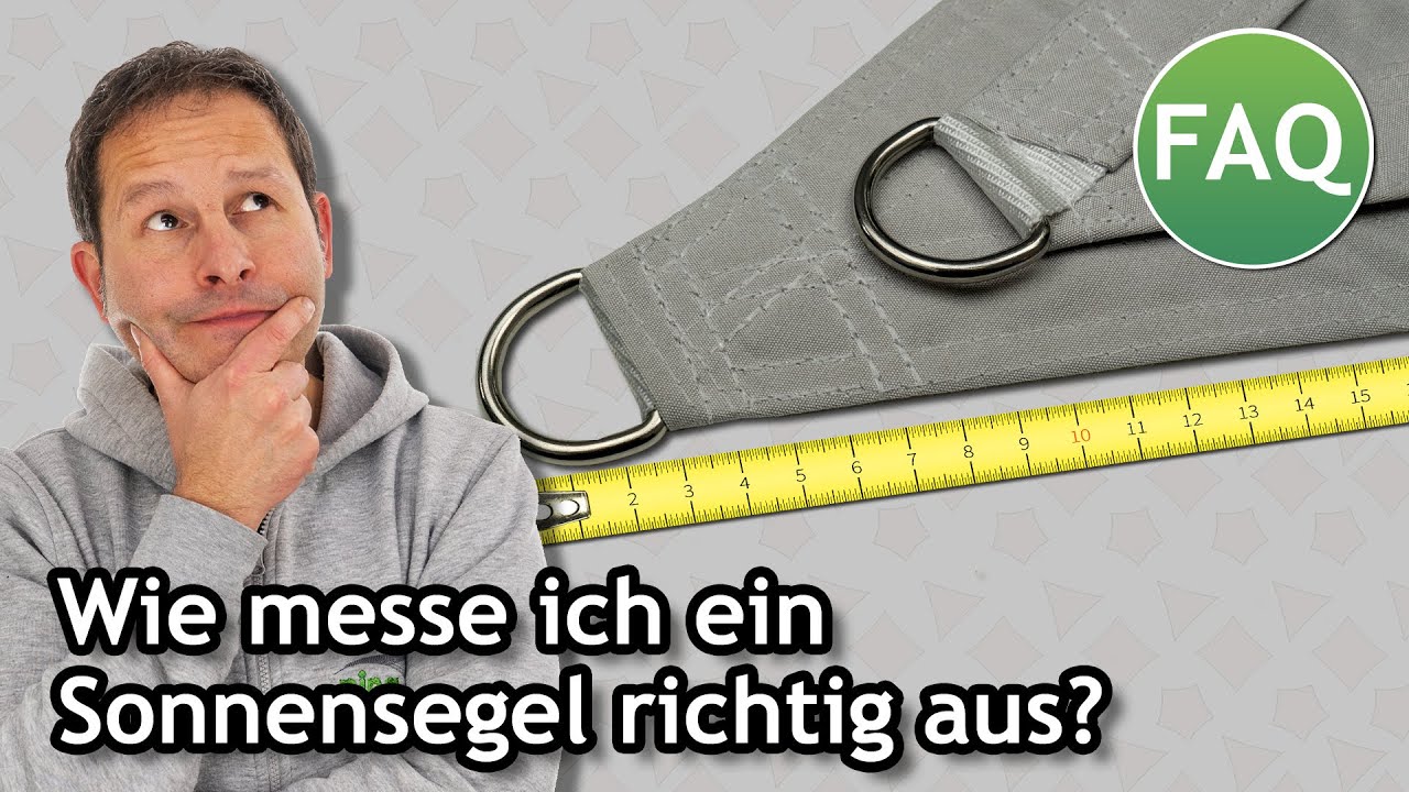 Anleitung: Wie messe ich ein Sonnensegel richtig aus? | FAQ ☀️ Pina