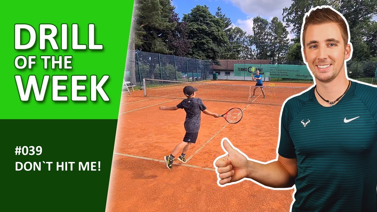 „Don`t Hit Me!“ - Fun Tennis Drill For Kids - Reaction & Match Practice – 