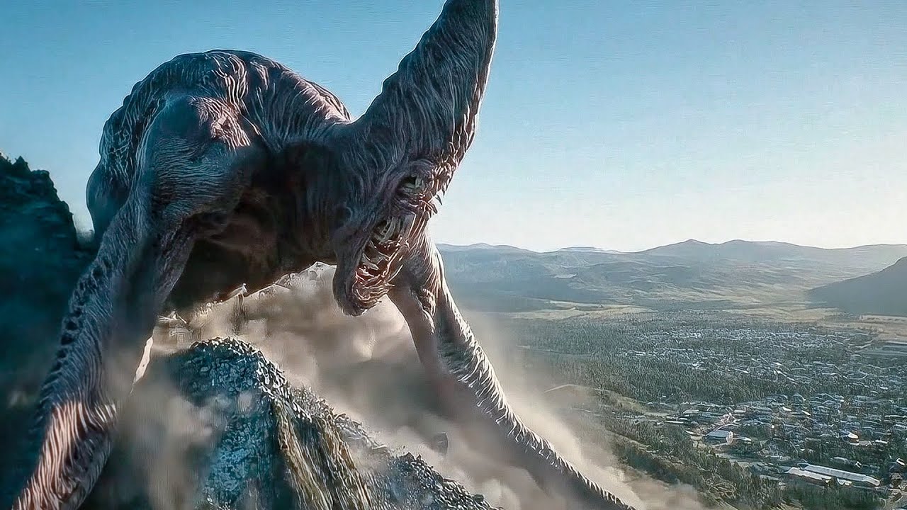Terrible Ancient Creature Awakens in Mountain Near Small Town Causing Much Destruction
