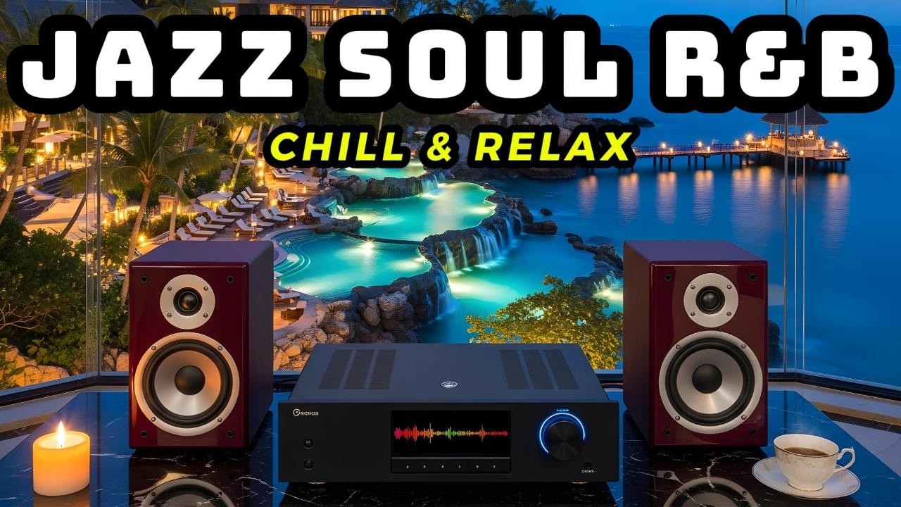 Smooth Jazz & Soulful R&B – Gentle Instrumental Flow for Focus & Deep Relaxation 🔴 LIVE