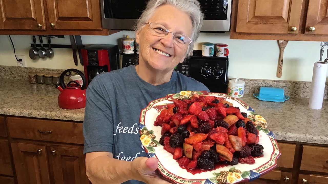 Heavenly Berry-Licious Fruit Salad..No added sugar, gluten free