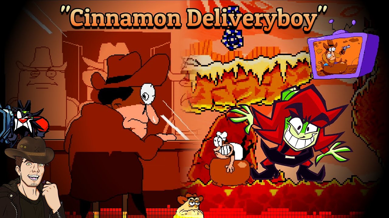 Cinnamon Deliveryboy 🤠 Pizza Tower / Antonblast MASHUP