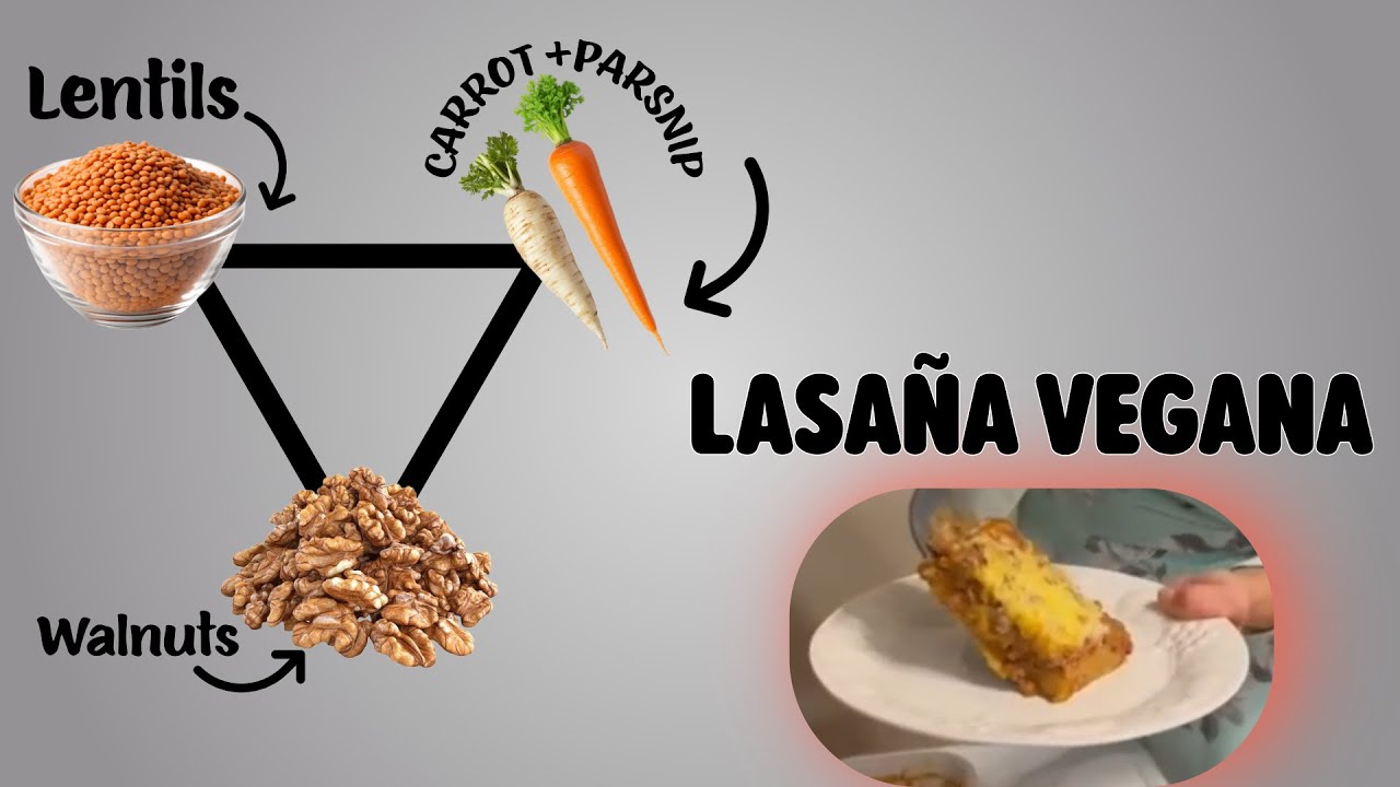 Rica y deliciosa Lazaña Vegana