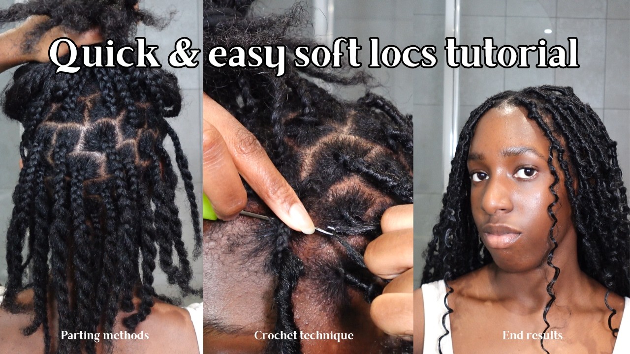 EASY + QUICK BOHO LOCS TUTORIAL | step by step |(beginner friendly) | knotless method |