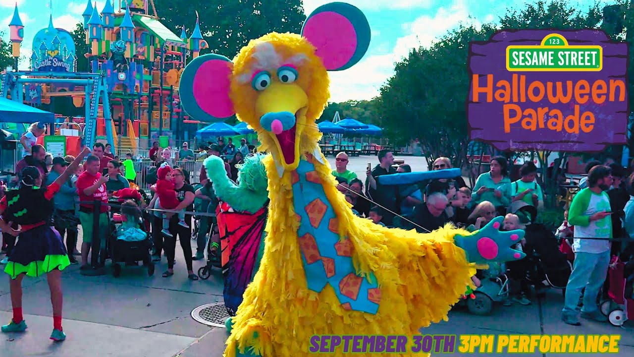 Sesame Street Halloween Parade | Sept 30th 3pm Performance | Sesame Place Spooktacular 2023 4K