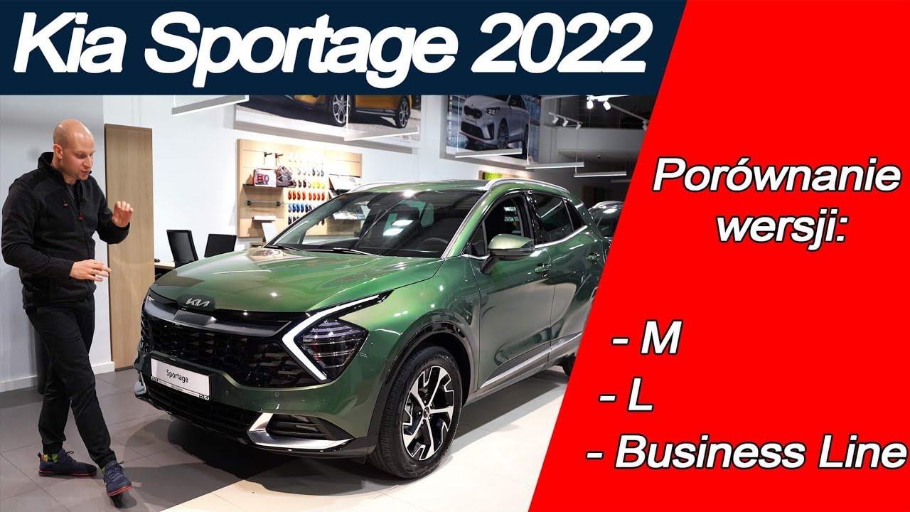 Kia Sportage 2022 porównanie wersji M Smart | L | Business Line