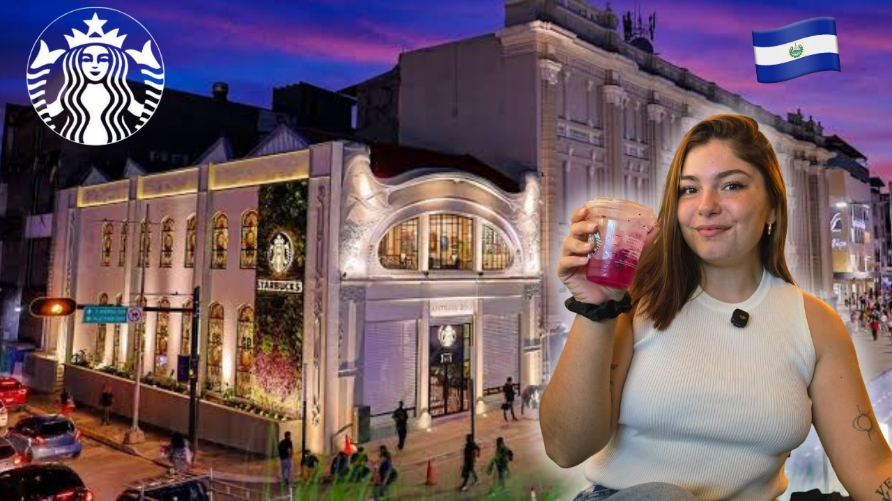 Es INCREIBLE el progreso de EL SALVADOR! Visitamos el UNICO STARBUCKS INSIGNIA de Latinoamerica😱🇸🇻