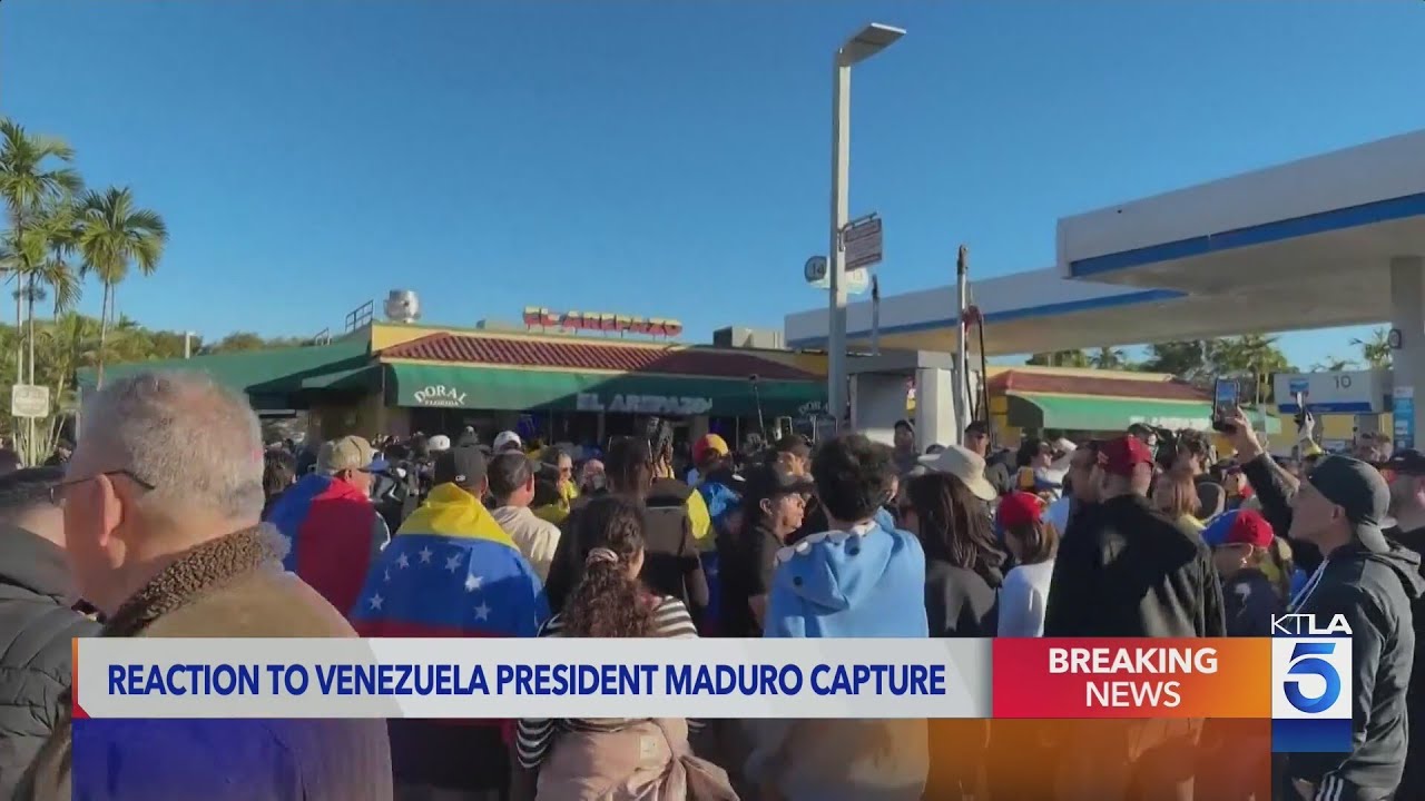 Locals react to the U.S. capture of Venezuela president