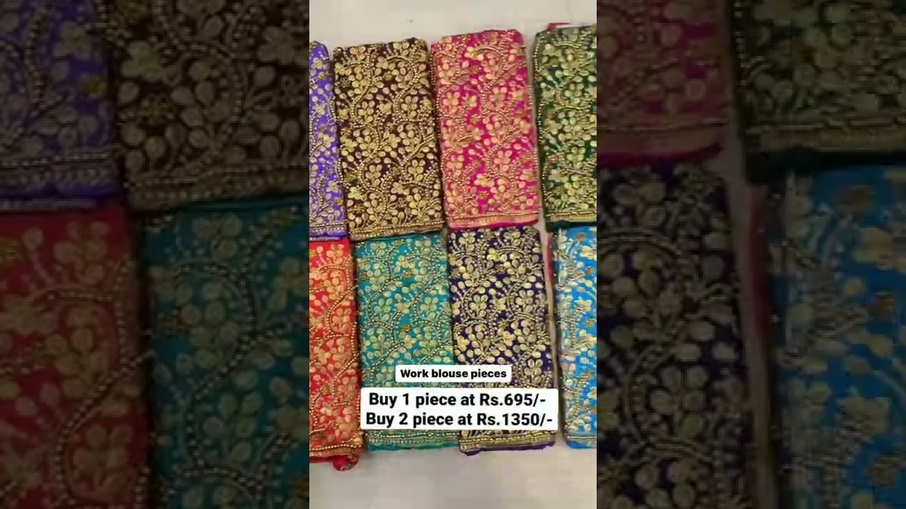Designer blouse piece at 695/- #blooper #fashion #style #designerblouse #blouse #bridal #saree