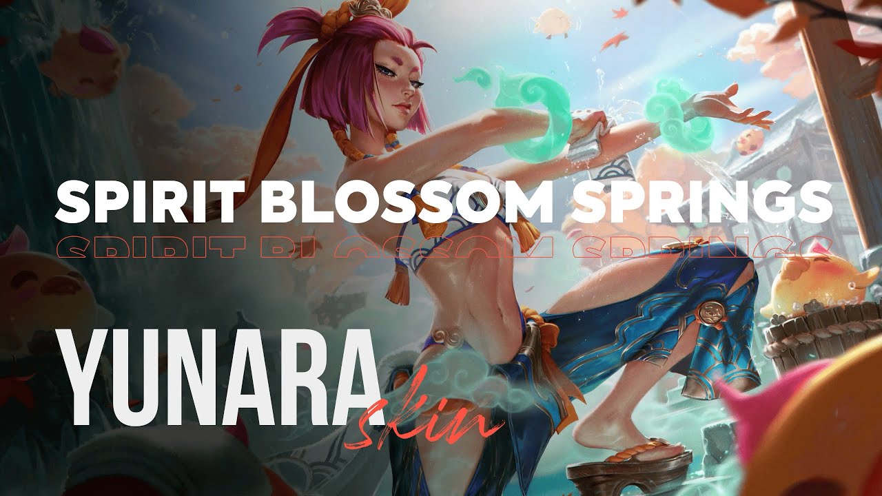 Spirit Blossom Springs Yunara - OP.GG Skin Review - League of Legends