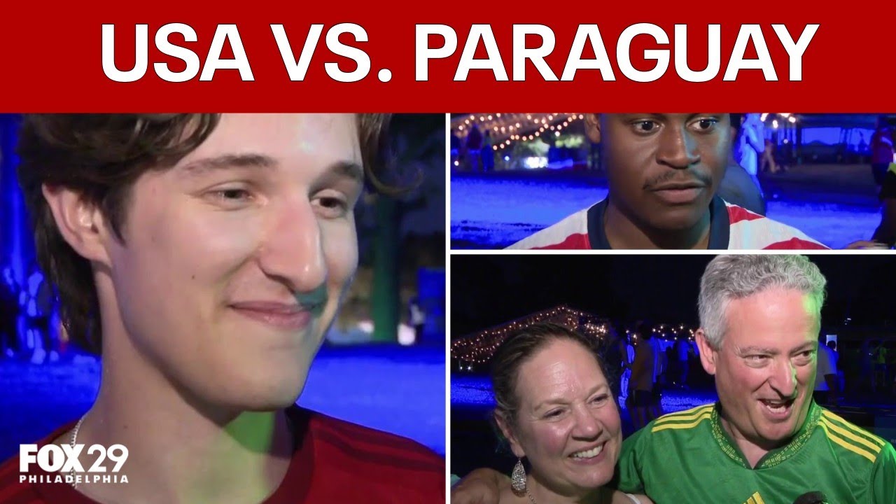FIFA World Cup: Fans watch USA vs. Paraguay in Philadelphia area