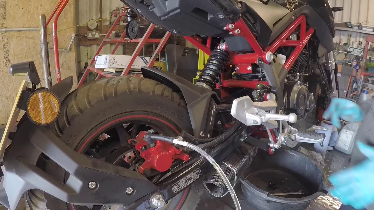2019 Benelli tnt 125 cbs combined brake system linked brakes delete bypass