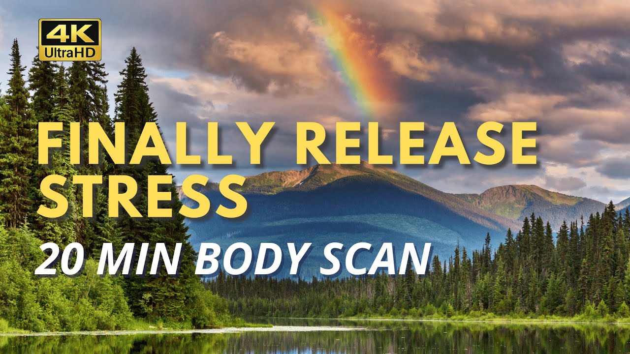 Release Restlessness | This 20 Min Body Scan Technique HELPS - When Everything Feels Too Much [4K]